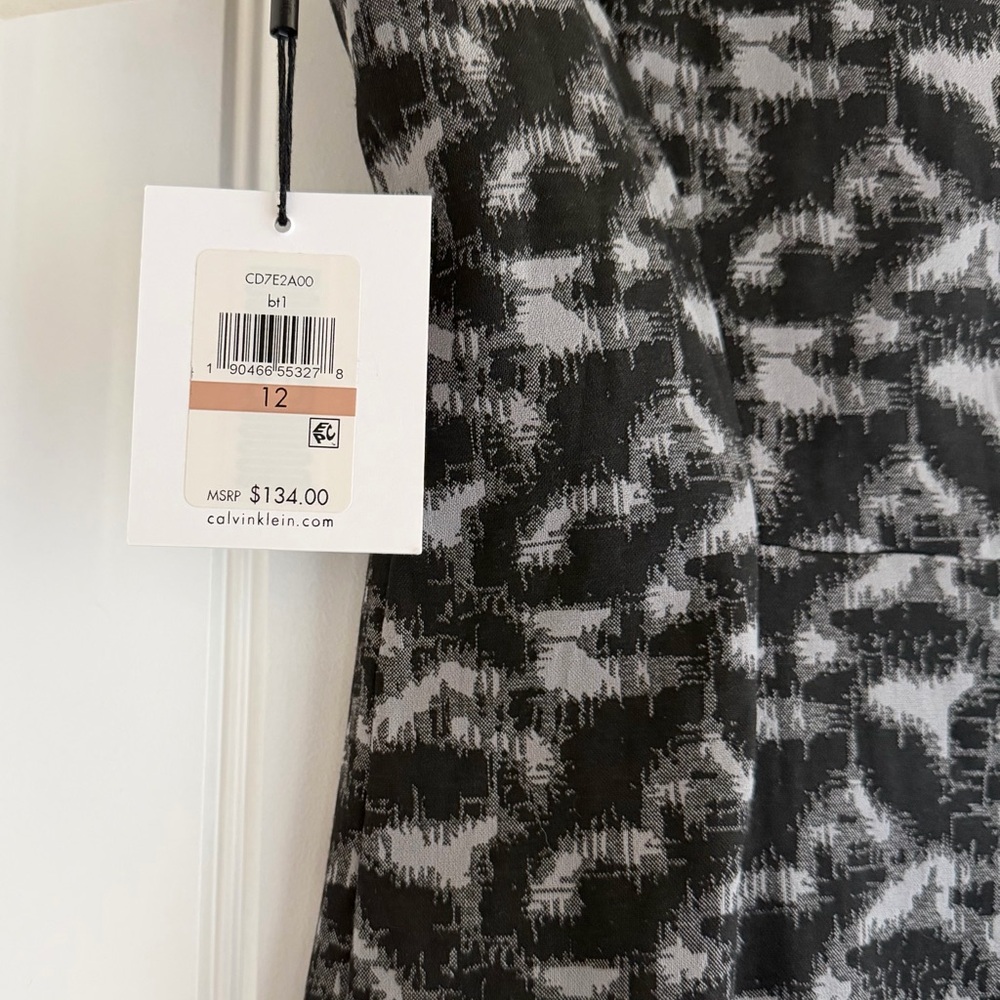 Calvin Klein Little Black and White Dress - Picture 3 of 3